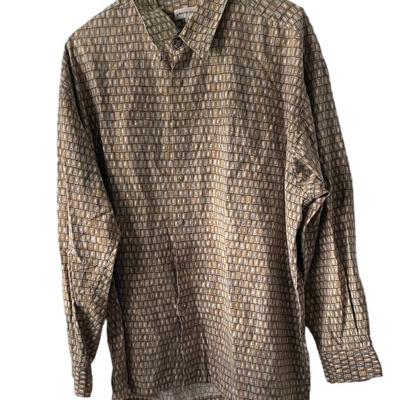 Men's Long Sleeves Shirt, Pierre Cardin, XL, Multi color, Good - Picture 1 of 5
